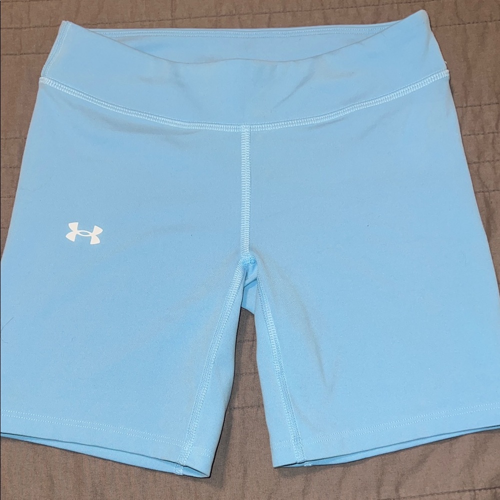 Under Armour Women's Sky Blue Bike Shorts